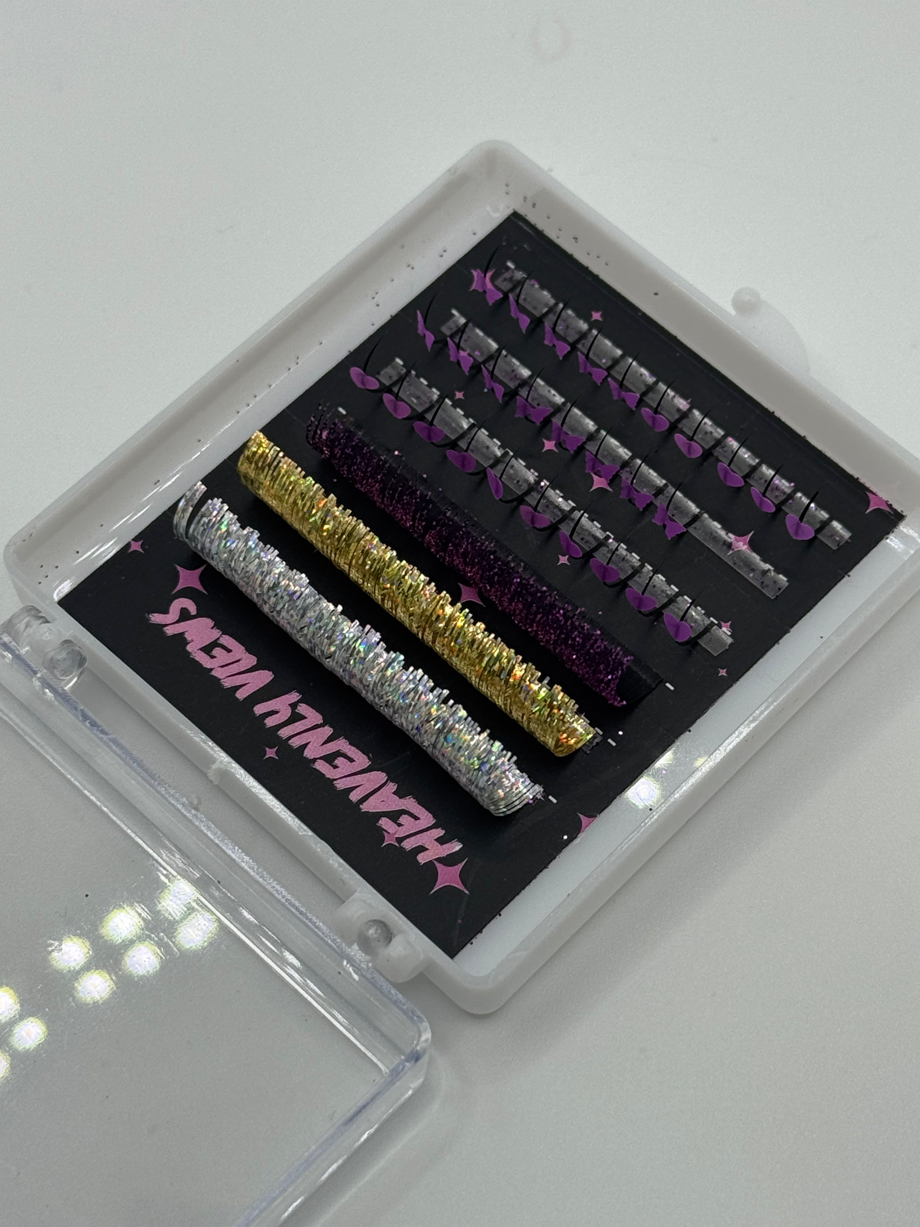 GOLD & SILVER TINSEL TRIO