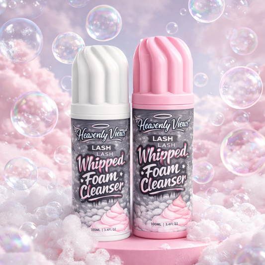 Whipped foam cleanser