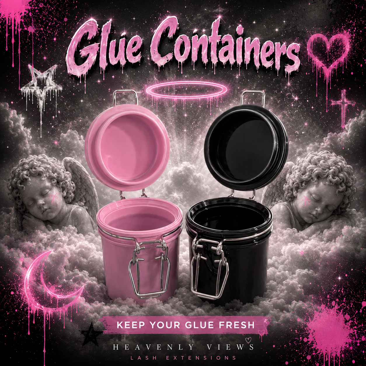 Glue containers