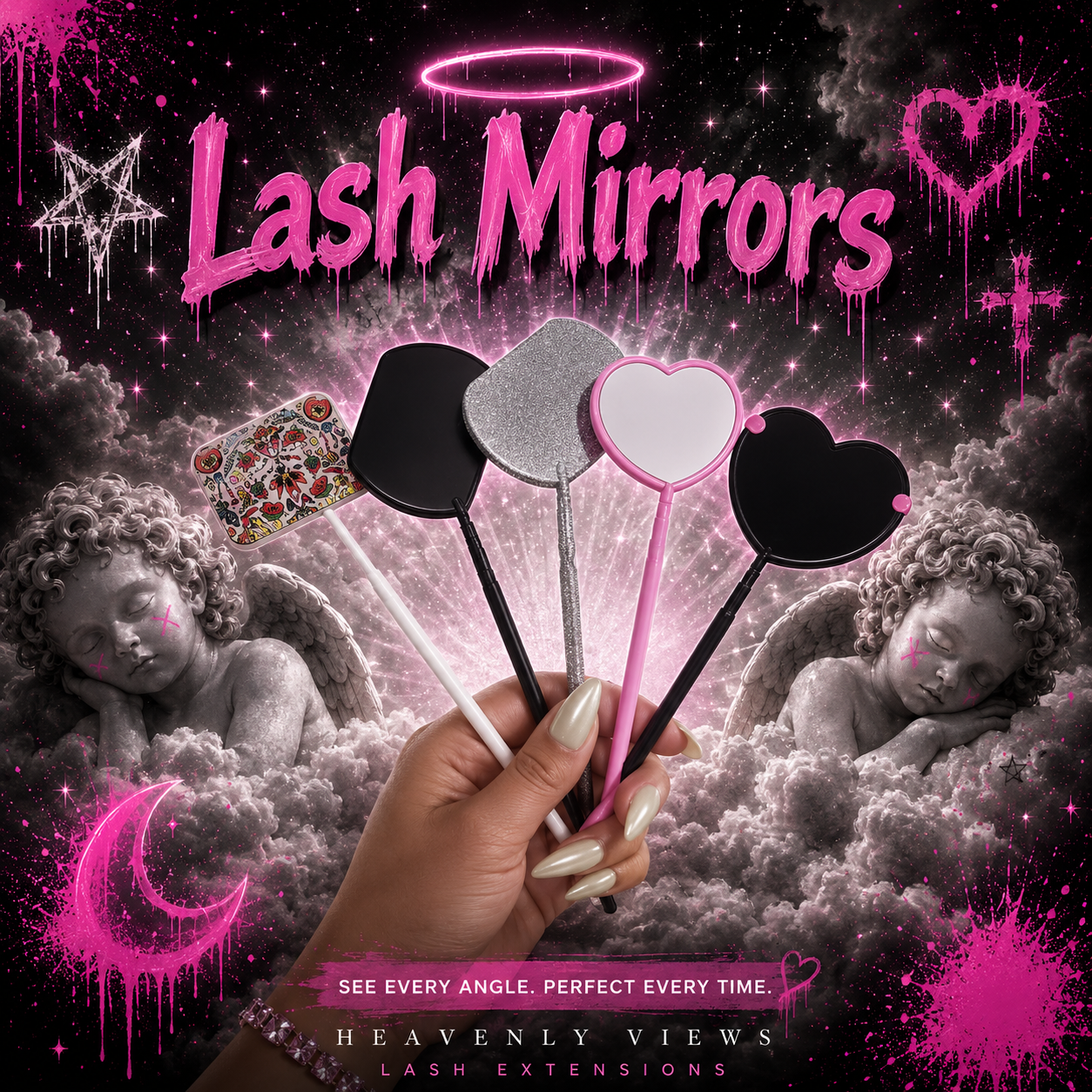 Lash mirrors